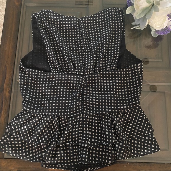 J.Crew Peplum Flowy Top Star Print size 4 - Picture 10 of 10